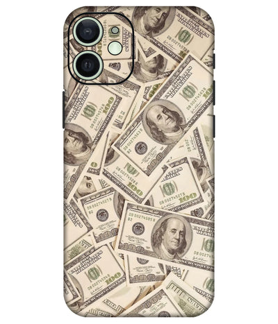 Image of a phone case featuring a mobile skin with a graphic design.