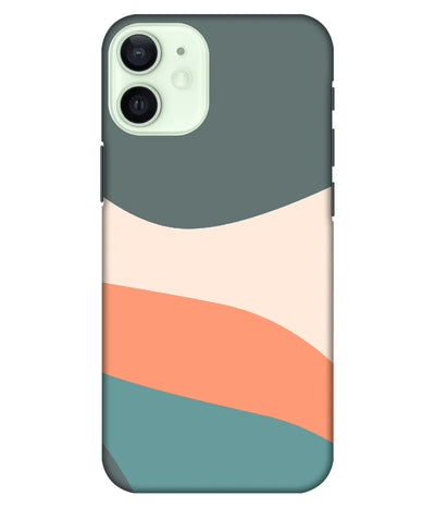 A product shot of a slim hard case with a colorful design.