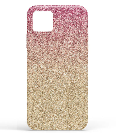 A front-on view of soft silicone phone case with a colorful design.