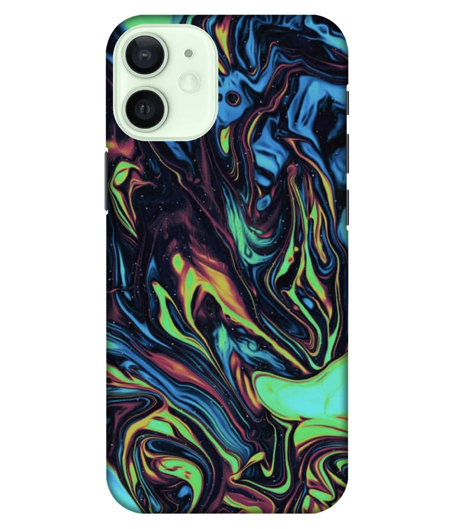 Abstract Liquid Fluid Slim Hard Case