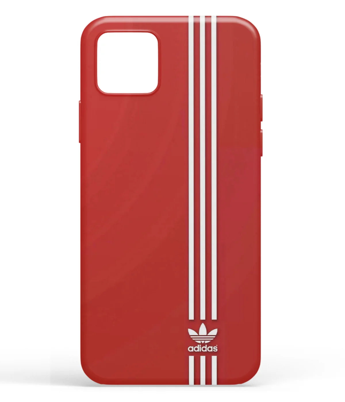A front-on view of soft silicone phone case with a colorful design.