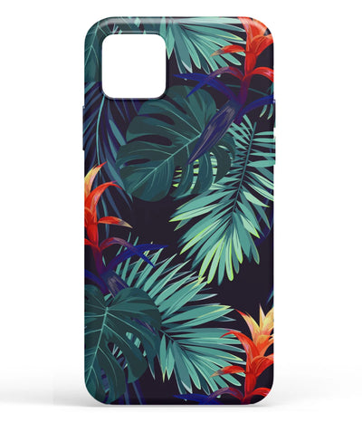 A front-on view of soft silicone phone case with a colorful design.