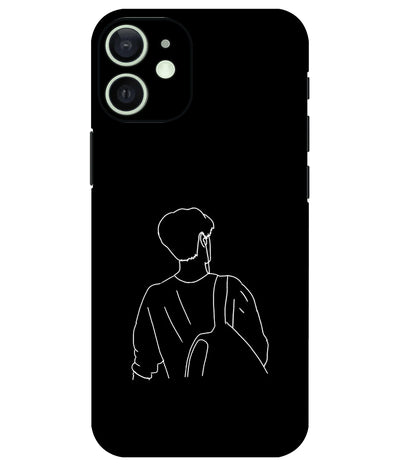 Image of a phone case featuring a mobile skin with a graphic design.