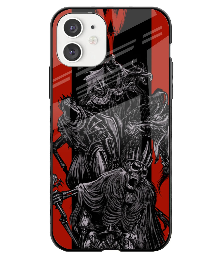 Against The Dark Art Glossy Metal Case