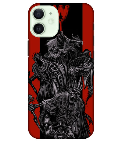 A product shot of a slim hard case with a colorful design.