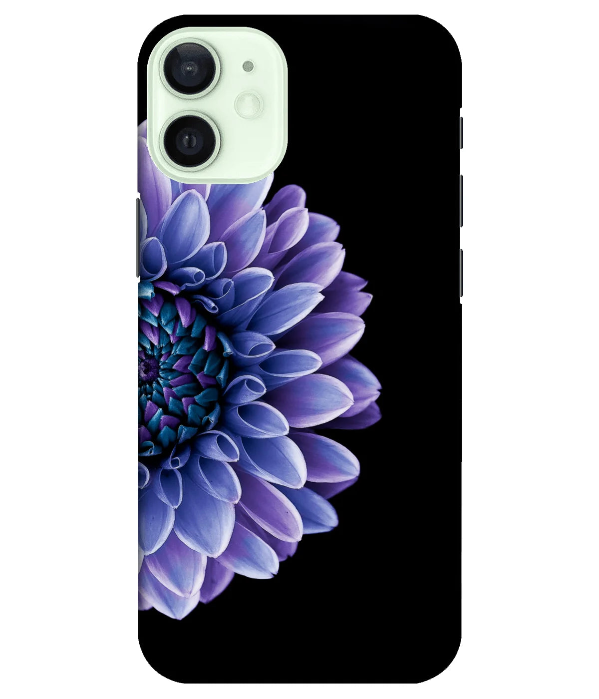 A product shot of a slim hard case with a colorful design.
