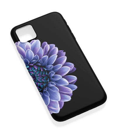 An angled view of a soft silicone case featuring a vibrant design.