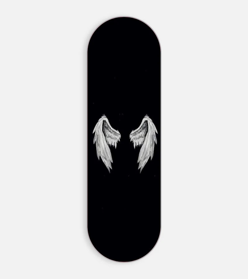 Mobile phone grip slider with a colorful design on a white background