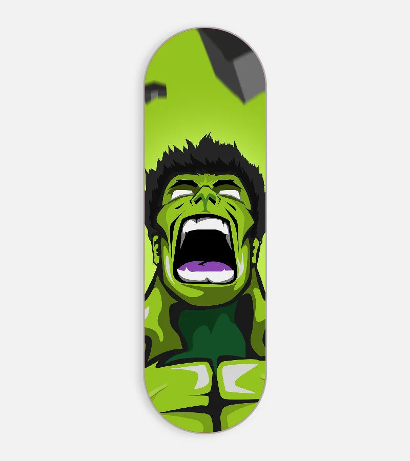 Angry Hulk Art Phone Grip Slider