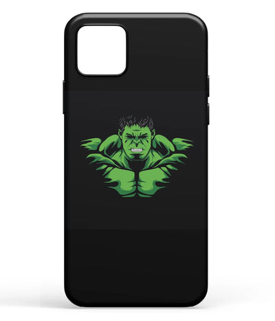 A front-on view of soft silicone phone case with a colorful design.
