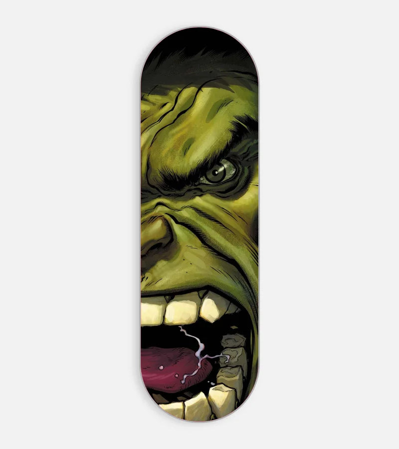 Angry Hulk Illustration Phone Grip Slider
