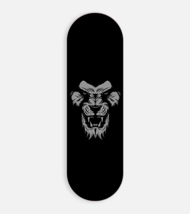 Mobile phone grip slider with a colorful design on a white background