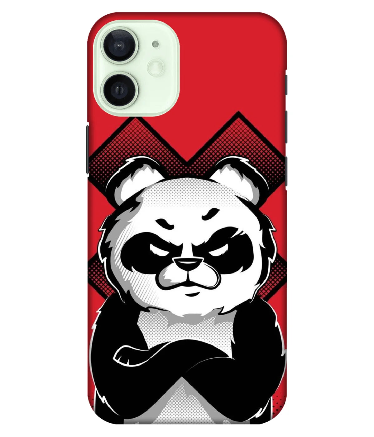 A product shot of a slim hard case with a colorful design.