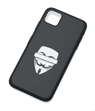 An angled view of a soft silicone case featuring a colorful design.