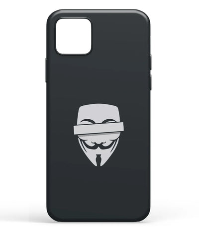 A front-on view of soft silicone phone case with a colorful design.