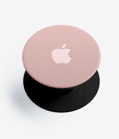 A top-down view of a phone grip holder on a clean white background