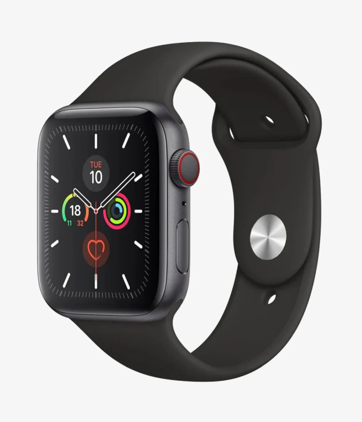 A full product view of the silicone Apple Watchband Strap.