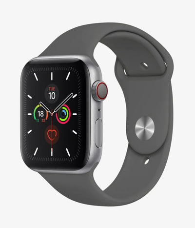 A full product view of the silicone Apple Watchband Strap.