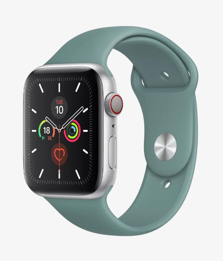 Apple Silicone Watchband - Pine Green