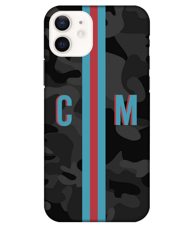 A product shot of a slim hard case with a customizable name.