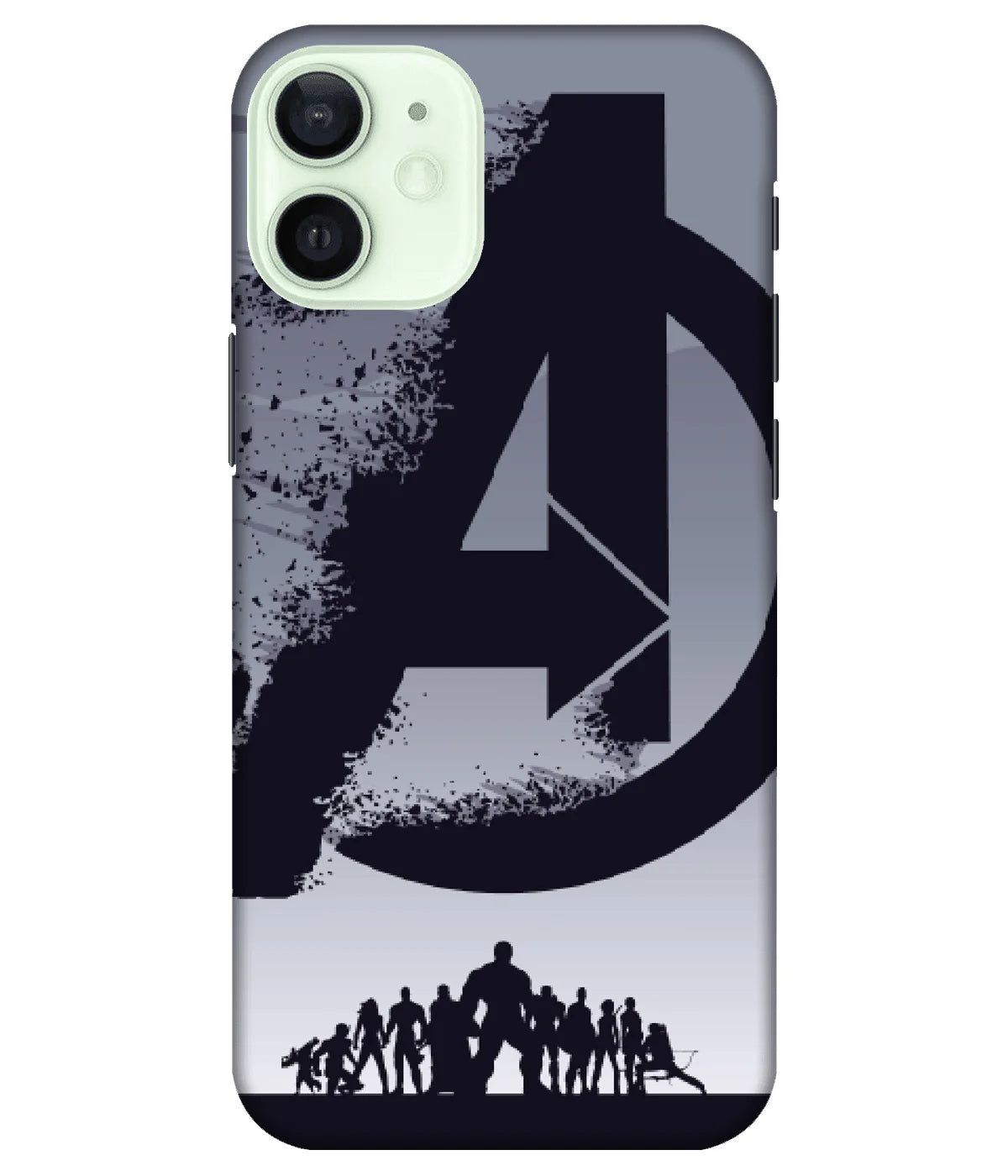 A product shot of a slim hard case with a colorful design.