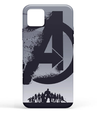 A front-on view of soft silicone phone case with a colorful design.