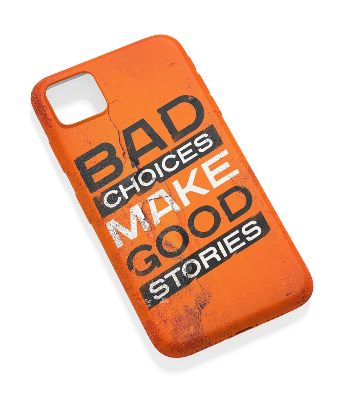 An angled view of a soft silicone case featuring a vibrant design.