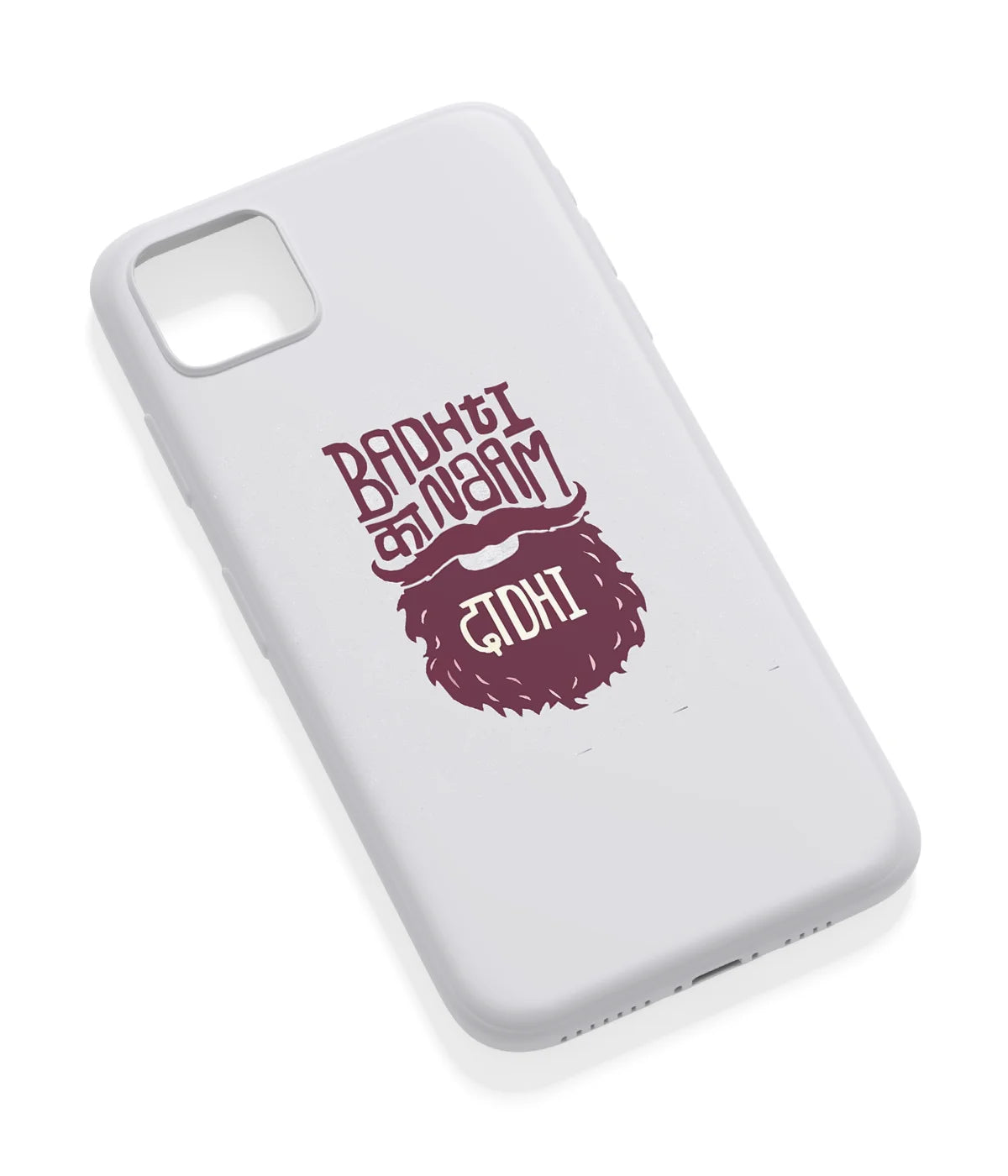An angled view of a soft silicone case featuring a vibrant design.