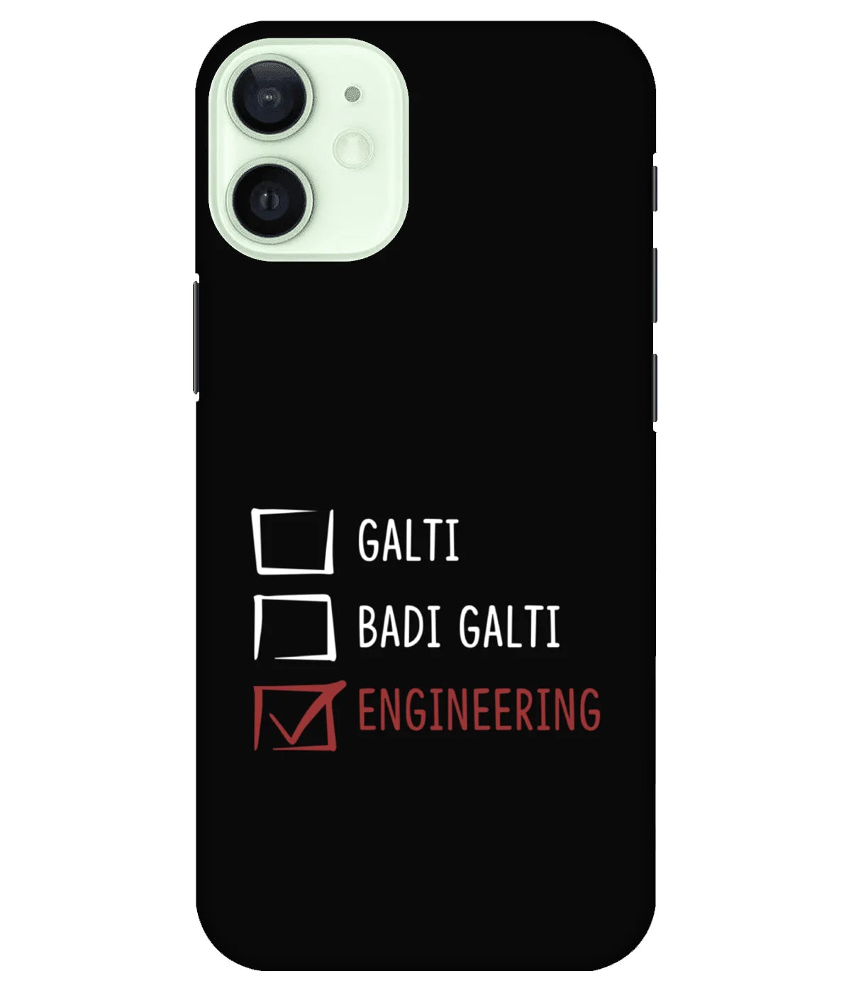 A product shot of a slim hard case with a colorful design.
