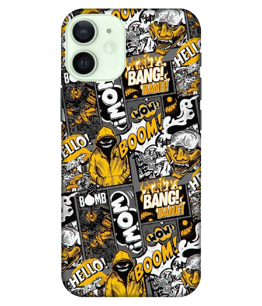 Bang Boom Pattern Slim Hard Case