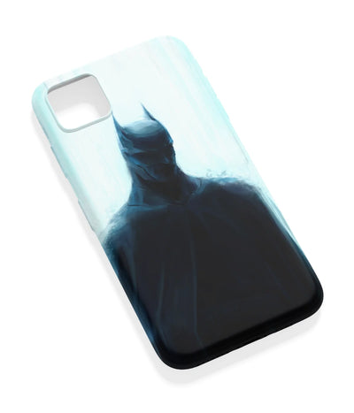 An angled view of a soft silicone case featuring a vibrant design.