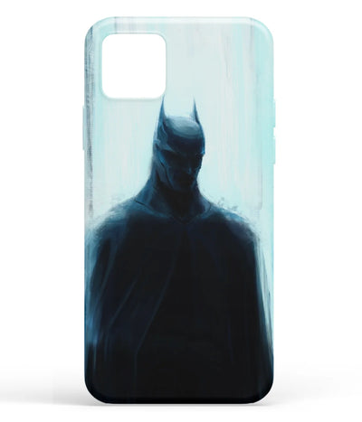 A front-on view of soft silicone phone case with a colorful design.
