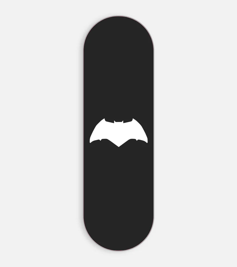 Mobile phone grip slider with a colorful design on a white background