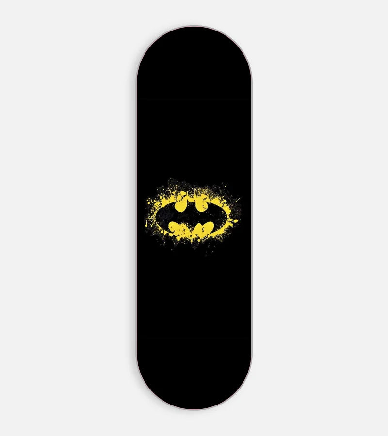Batman Logo Yellow Phone Grip Slider