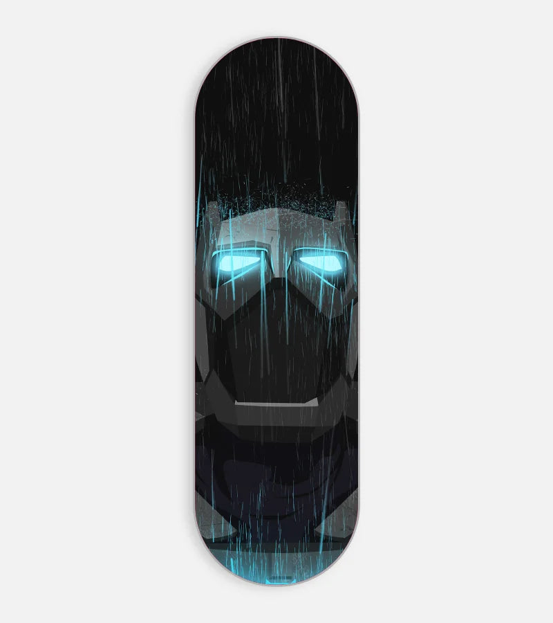 Mobile phone grip slider with a colorful design on a white background