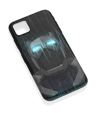 An angled view of a soft silicone case featuring a vibrant design.