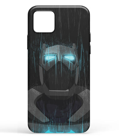 A front-on view of soft silicone phone case with a colorful design.