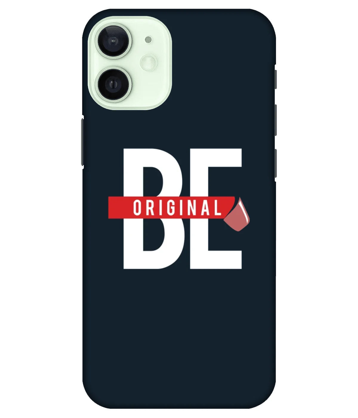 A product shot of a slim hard case with a colorful design.