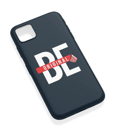 An angled view of a soft silicone case featuring a vibrant design.