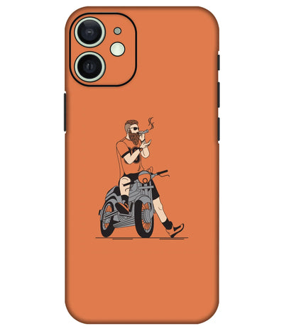 Image of a phone case featuring a mobile skin with a graphic design.