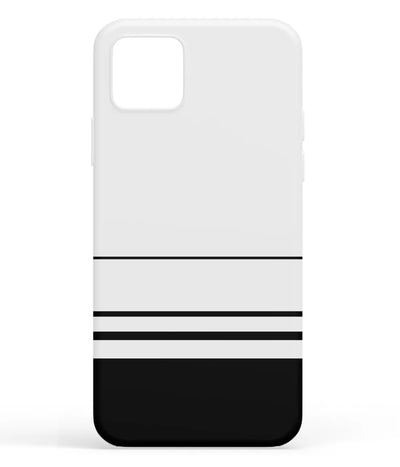 A front-on view of soft silicone phone case with a colorful design.