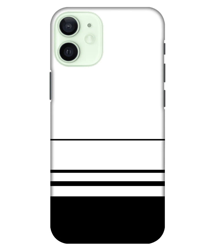 Black And White Lines Slim Hard Case
