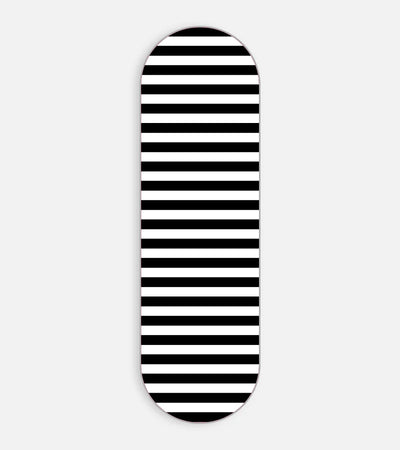 Mobile phone grip slider with a colorful design on a white background