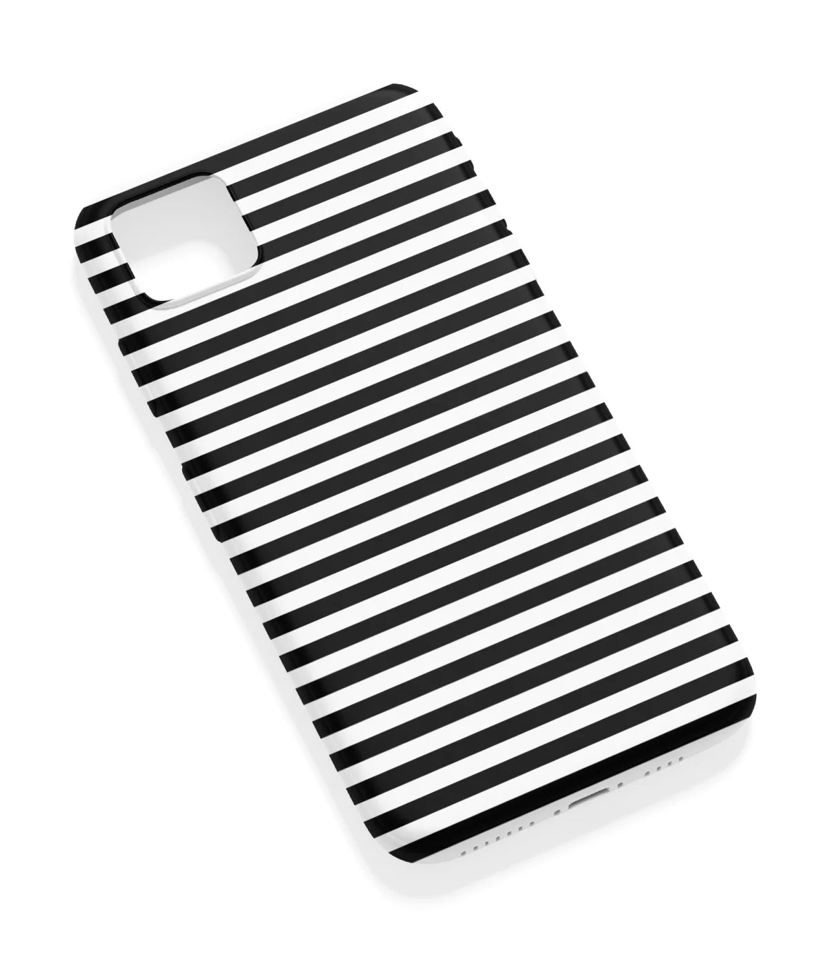 An angled view of a soft silicone case featuring a vibrant design.