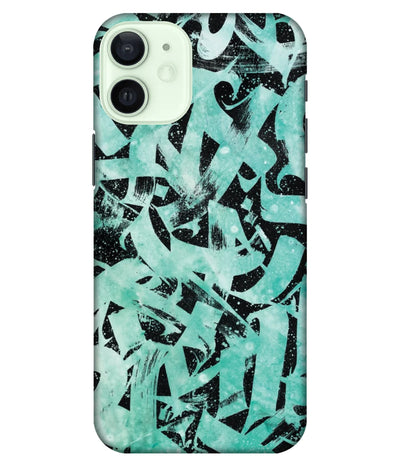 A product shot of a slim hard case with a colorful design.