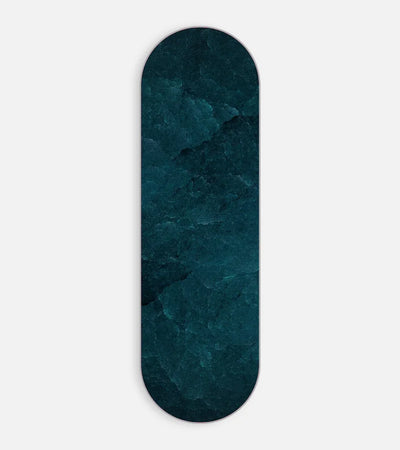 Mobile phone grip slider with a colorful design on a white background