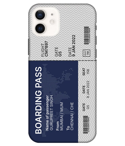 A product shot of a slim hard case with a customizable name.