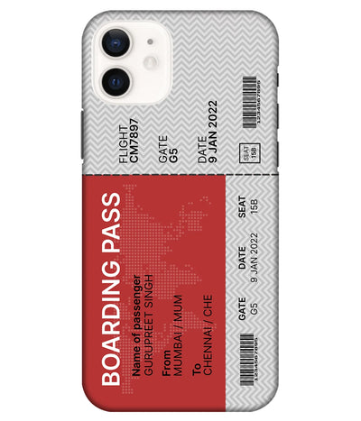 A product shot of a slim hard case with a customizable name.