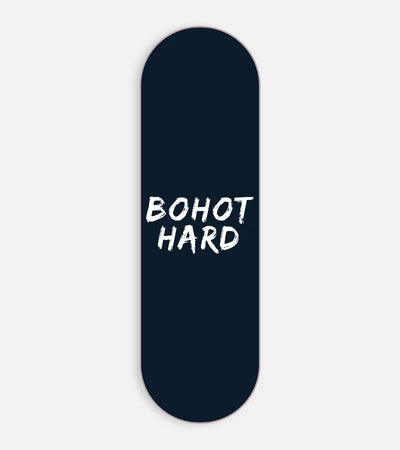 Mobile phone grip slider with a colorful design on a white background