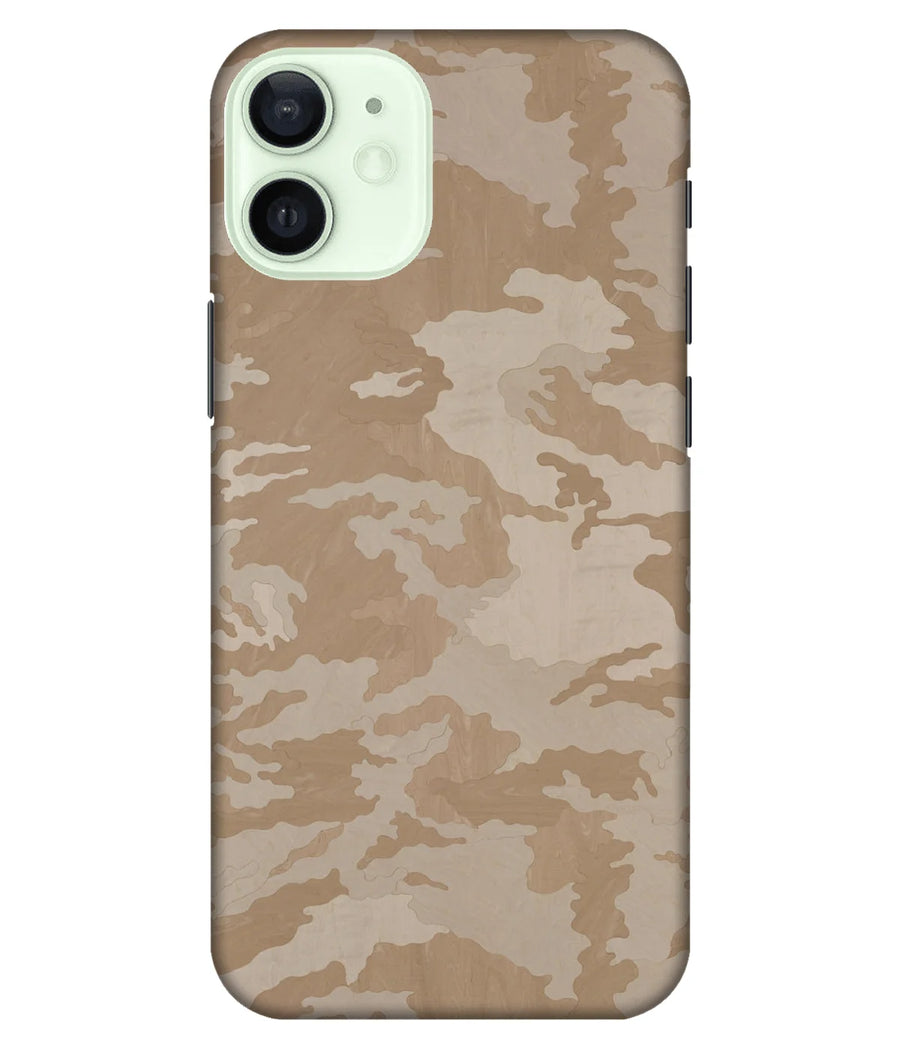 Brown Camouflage Pattern Slim Hard Case